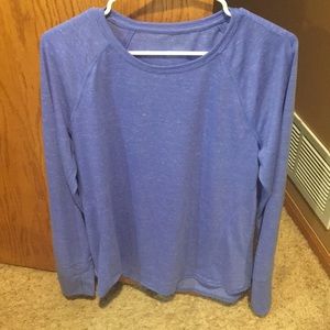 Blue long sleeve shirt
